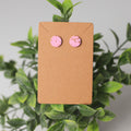 Pink & Gold Studs