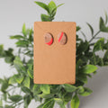 Hot Pink and Latte Studs