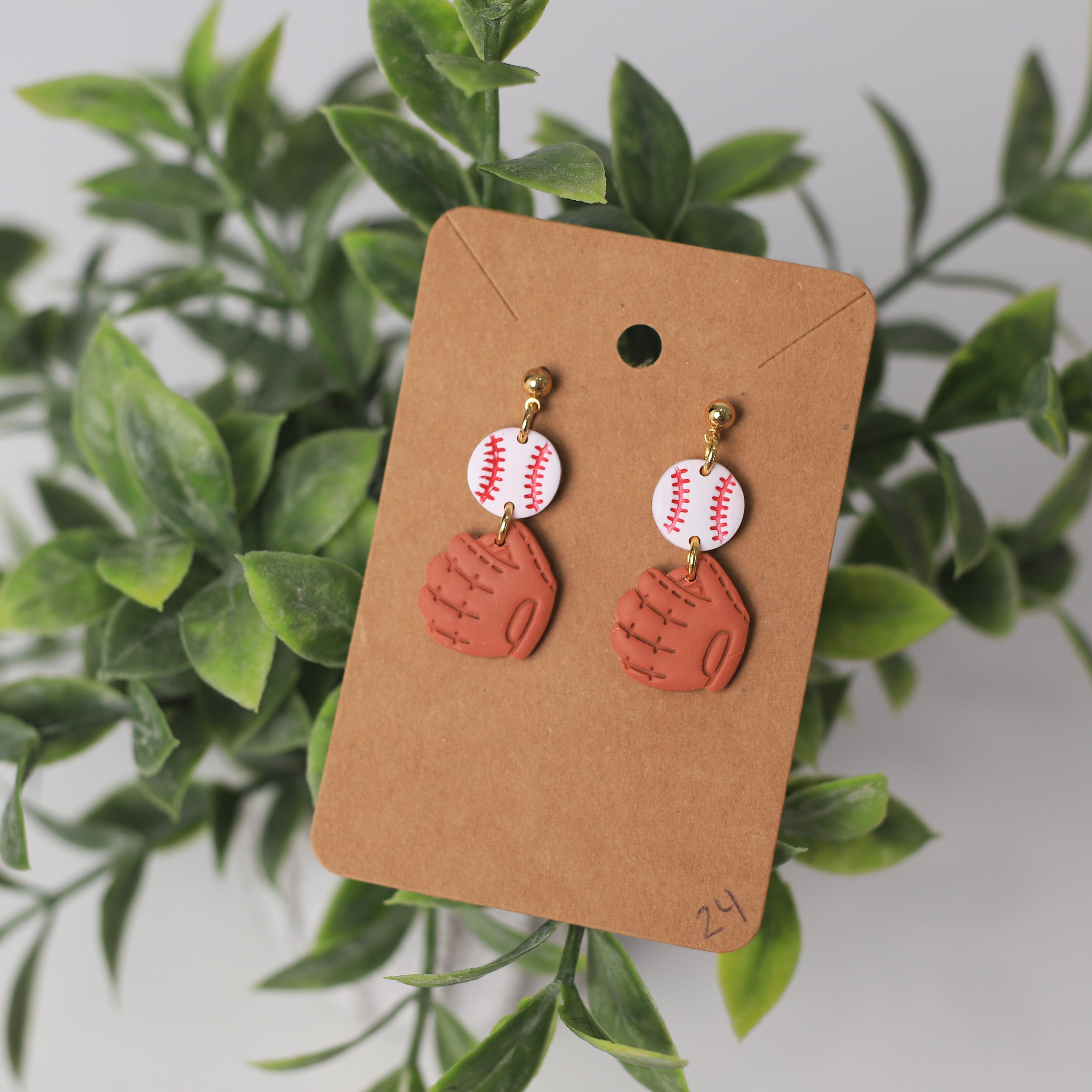 Baseball  & Glove Earrings