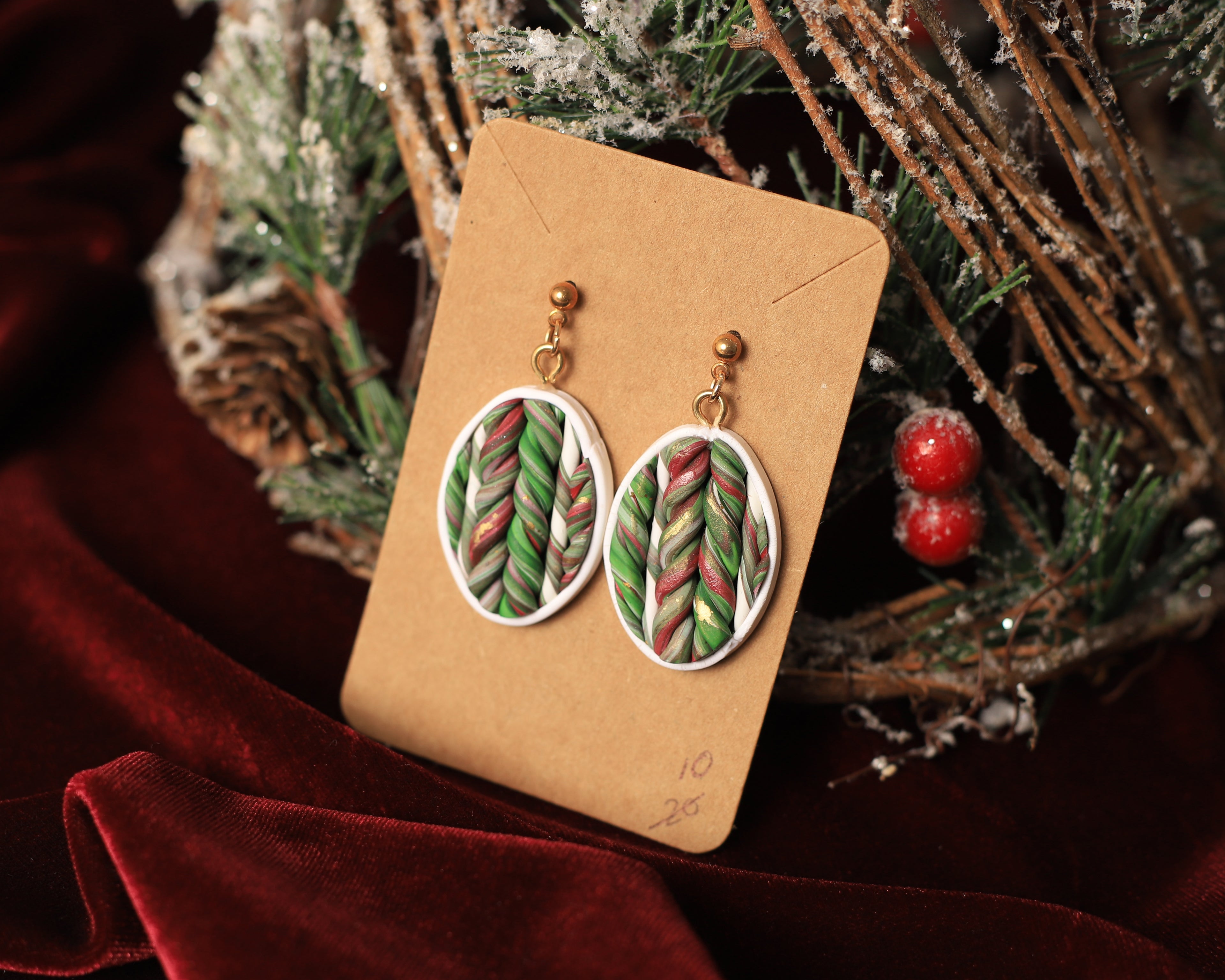 Abstract Christmas Dangles