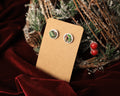 Abstract Christmas Studs