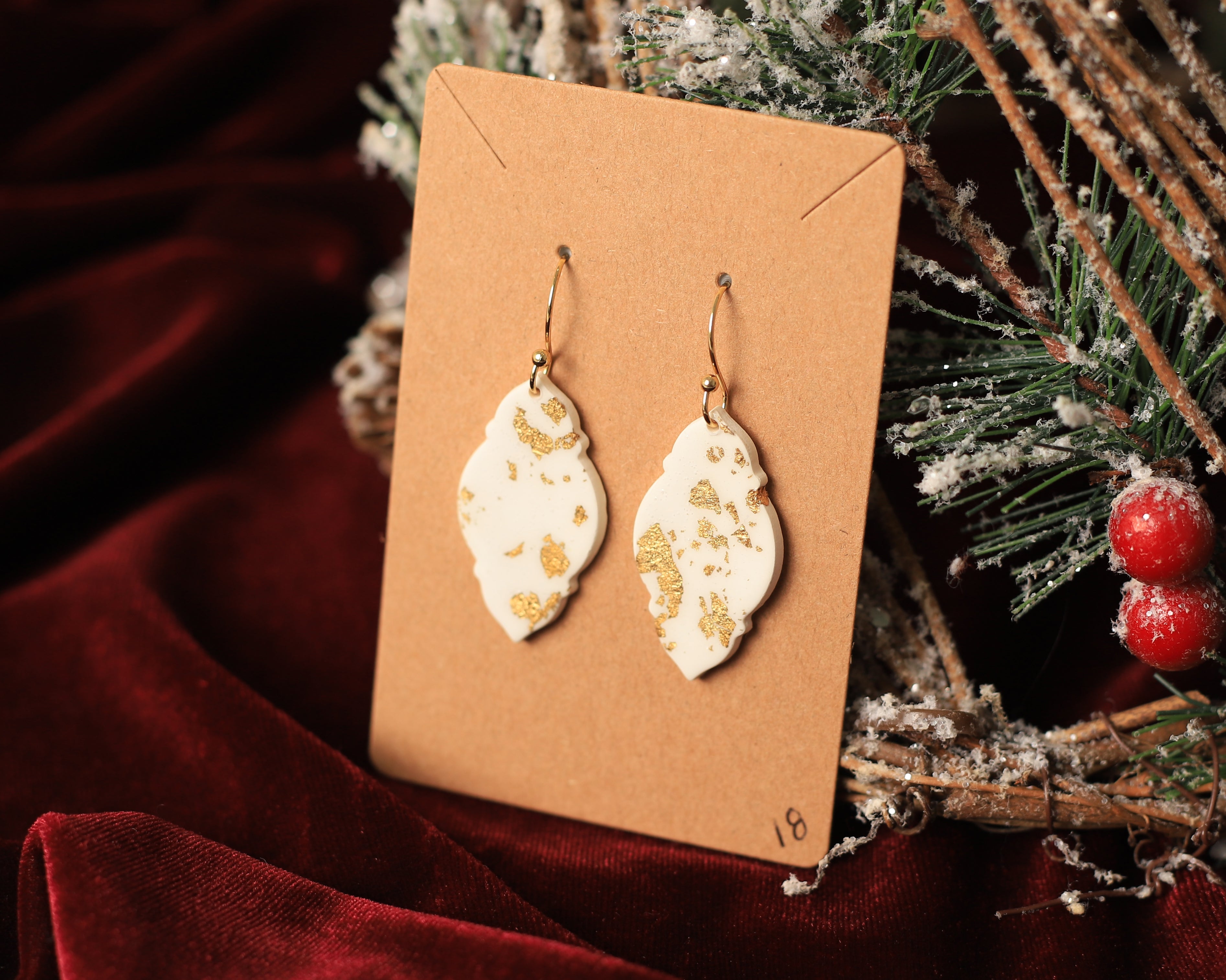 White and Gold Ornamental