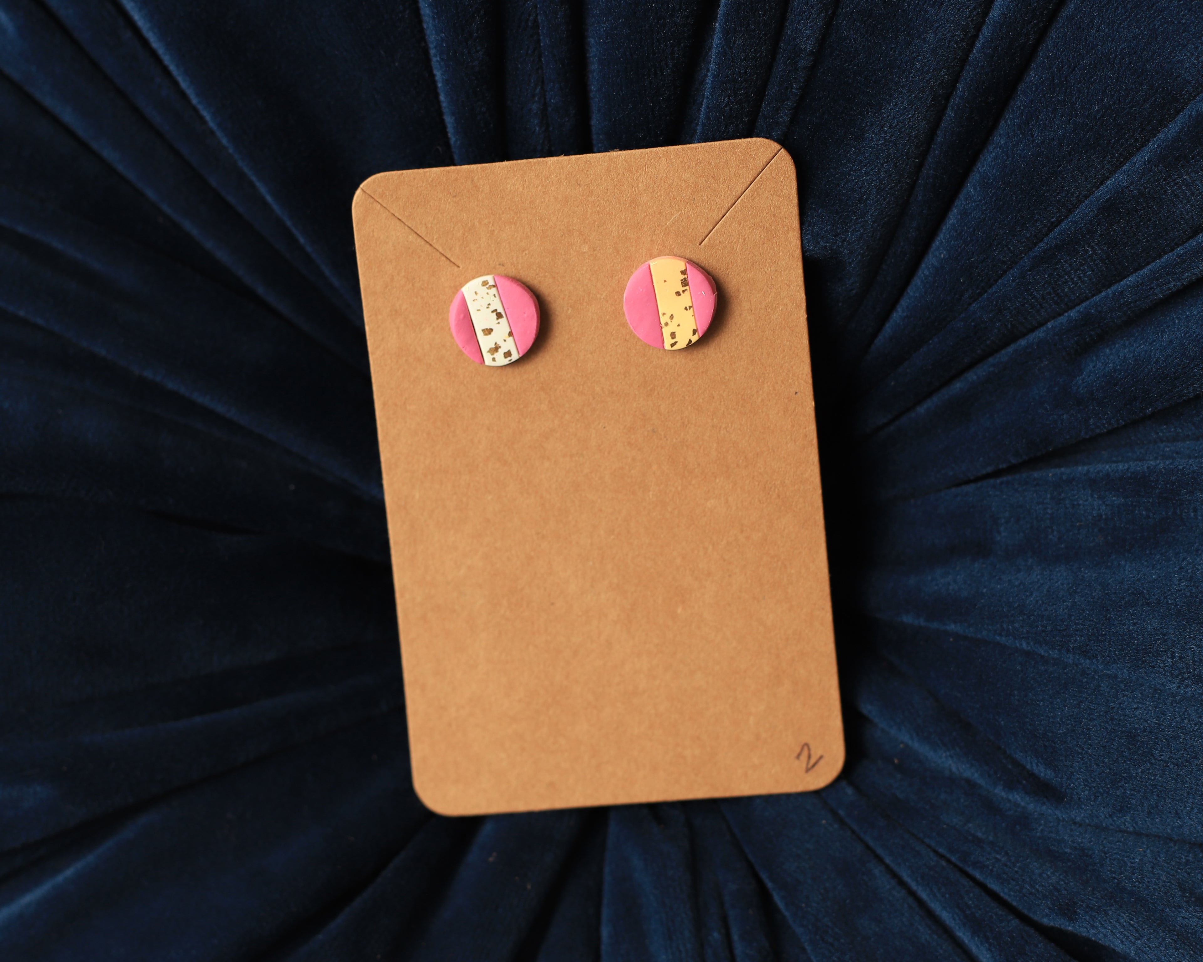 Sunset stripes with Gold Leaf