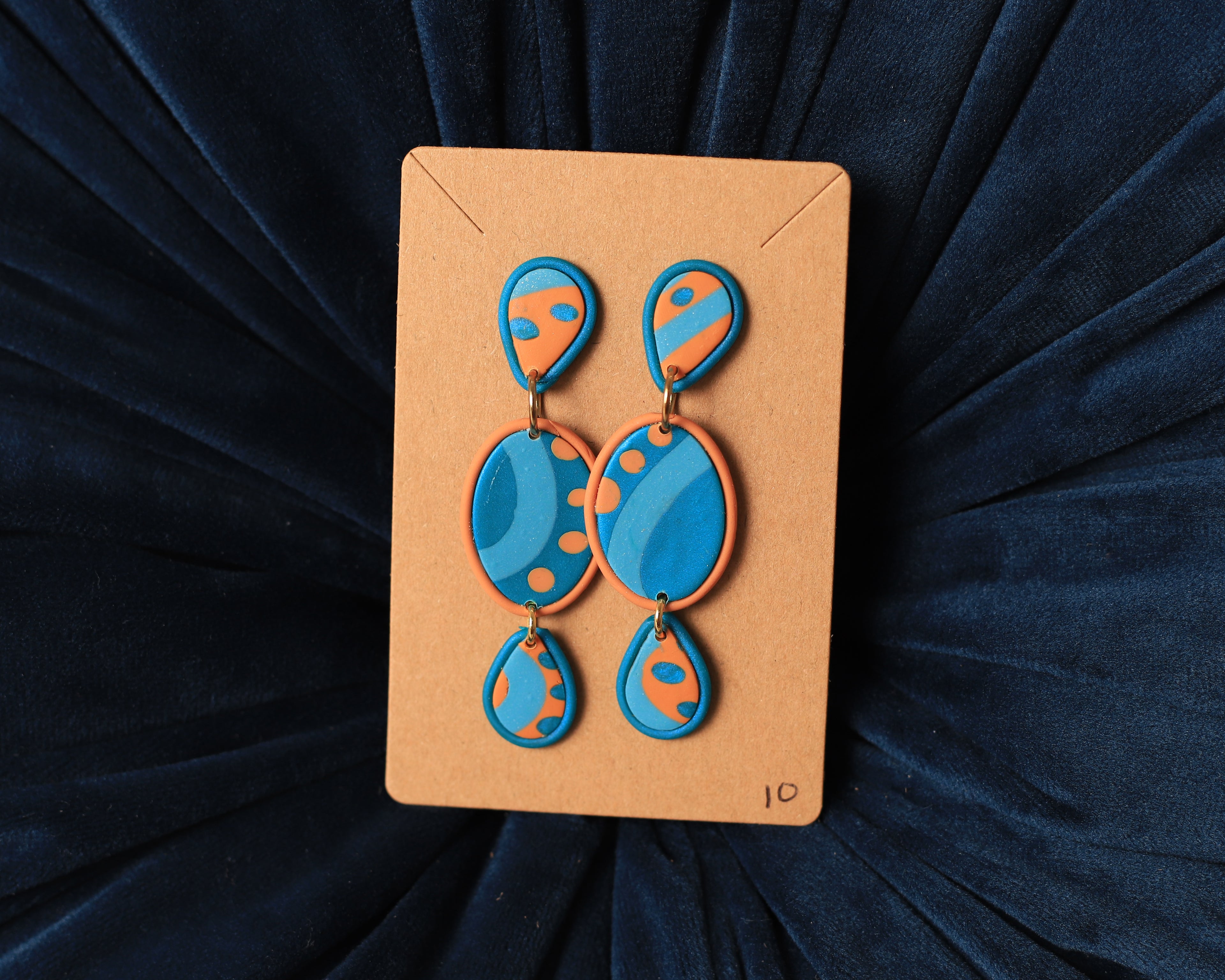 Blue and Orange Fun Dangles