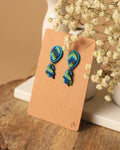 Funky Faux Beaded Small Dangle Earrings